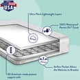 thumbnail image 6 of Kolcraft Pediatric 800 Extra Firm Baby Crib & Toddler Mattress, 80 Coil, Waterproof, Ecru, 6 of 20