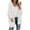 White, variant on Babysbule Winter Jackets for Women Clearance Women's Popcorn Long Sleeve Open Front Pockets Oversized Cardigan Sweater Coats