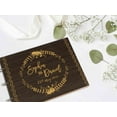 thumbnail image 5 of Darling Souvenir Personalized Engraved Laser Cut Wedding Guest Book Wooden Cover Sign-in Book Registry Guestbook Scrapbook-CN, 5 of 7