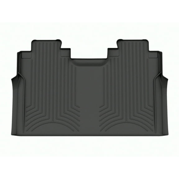 WeatherTech FloorLiner HP Custom Fit Floor Mats compatible with Ford Super Duty, F-150 - 2nd Row, Black