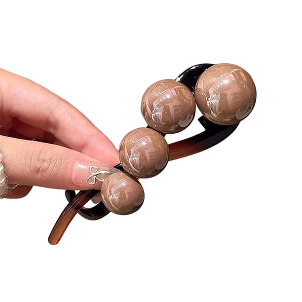 Horquilla con forma de gato y cachorro de perlas de imitación para el pelo, pinza para el pelo de acrílico, herramienta para peinar el cabello, accesorios para el cabello