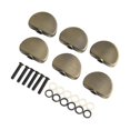 thumbnail image 4 of Bgsha 6pcs Tuning Peg Machine Heads Knobs for Electric Acoustic Folk Guitar Part Metal, 4 of 9