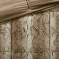 thumbnail image 5 of Madison Park Zuri 4PC Faux Fur Comforter Set, Full/Queen - Tan, Adult, All-Season, 5 of 5