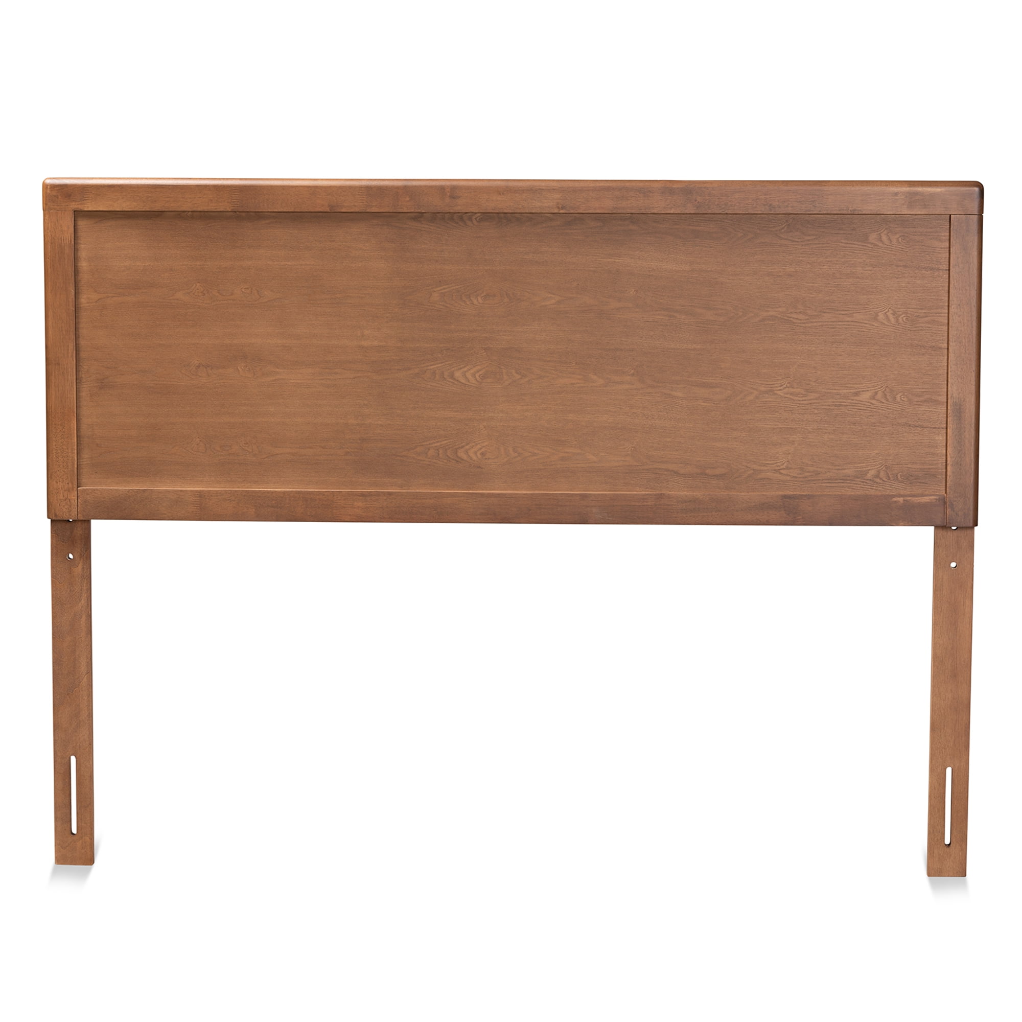 Baxton Studio Alan Contemporary/Modern Panel Back Support Engineered Wood Headboard, Full, Ash Walnut