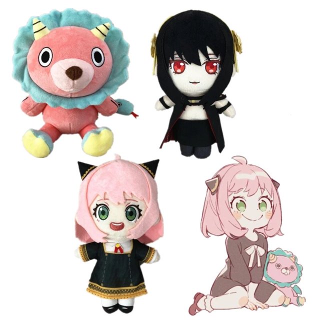New 20cm Spy X Family Plush Toys Stuffed Dolls For Kids Birthday Christmas Gift zhangmengya LED