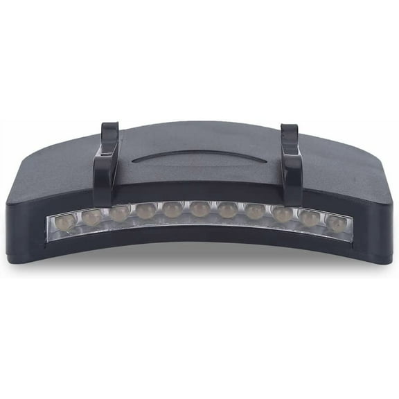 Hat Clip Head Light, 11 LED Clip-on Hat Lamp Visor Hat Clip Light for Camping Fishing Riding