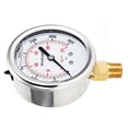 thumbnail image 3 of Indicador De Presión De Combustible Lleno De Líquido Hidráulico De Acero Inoxidable 0-3500 Psi Cateissary VI002817-00, 3 of 6