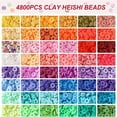 thumbnail image 2 of CHUANK Stocking Stuffers for Kids Girls - 4800 Clay Beads Bracelet Making Kit  Arts and Crafts for Kids Ages 8-12  Christmas Crafts Games Toys for 3-10 Year Old Birthday Gift  Stuff Suppl, 2 of 7