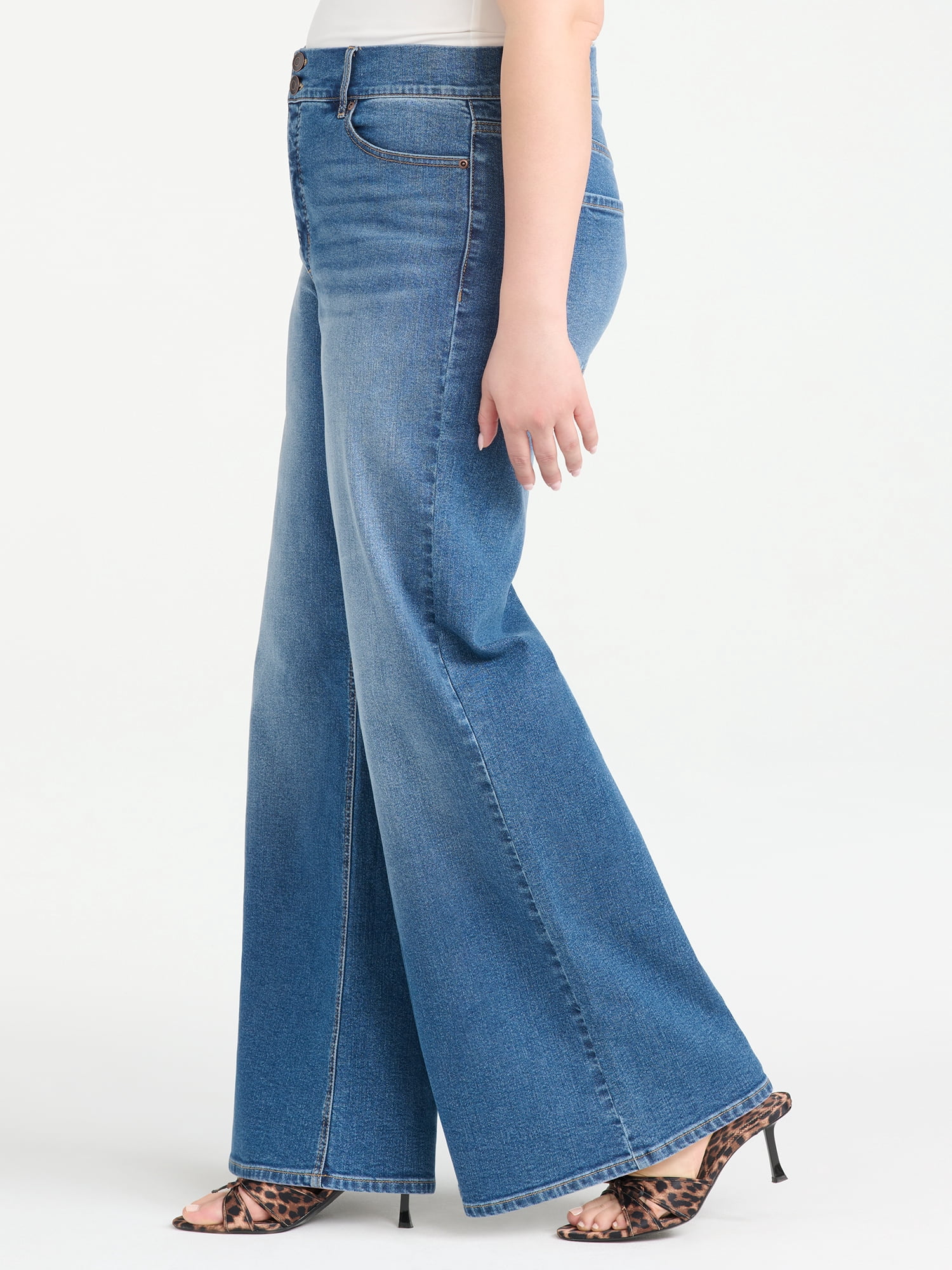 Sofia Vergara Women's Plus Size Margot Super Wide Leg Sizes 14W-26W