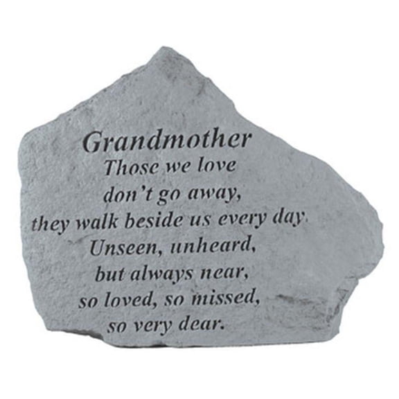 Grandmother Those We Love Don'T Go Away... Memorial Garden Stone