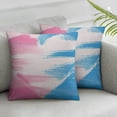 thumbnail image 3 of nygtbtfer Throw Pillow Cover Blue Transgender Pride Flag in Form of Heart Pillowcase Home Decorative Square Pillow Case Cushion Cover White, 3 of 7