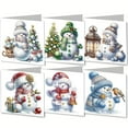 thumbnail image 6 of DIY Diamond Art Christmas Greeting Cards Festive Decorations, 6 of 8