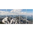 thumbnail image 2 of Green Mountains in Spring Panorama - Landscape Artwork Canvas, 2 of 3