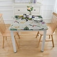 thumbnail image 3 of nygtbtfer Round Tablecloth  Summer Farm Lemon with Floral Leaves  Table Cover Washable and Spillproof Table Cloths for Kitchen Dinner Picnic Holiday Party Buffet Decor Watercolor Fruit on Yellow, 3 of 7