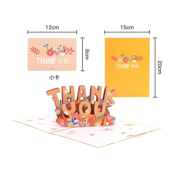 Tarjeta de felicitación emergente 3D para Día de la madre, cumpleaños, agradecimiento, obtener bien, aniversario-para amigos, hermana, esposa, abuela, hija, novia
