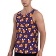 thumbnail image 2 of KLL Candy Corn (2) Print Men's Muscle Gym Workout Stringer Tank Tops Bodybuilding Fitness T-Shirts Tank Tops Men-X-Large, 2 of 7