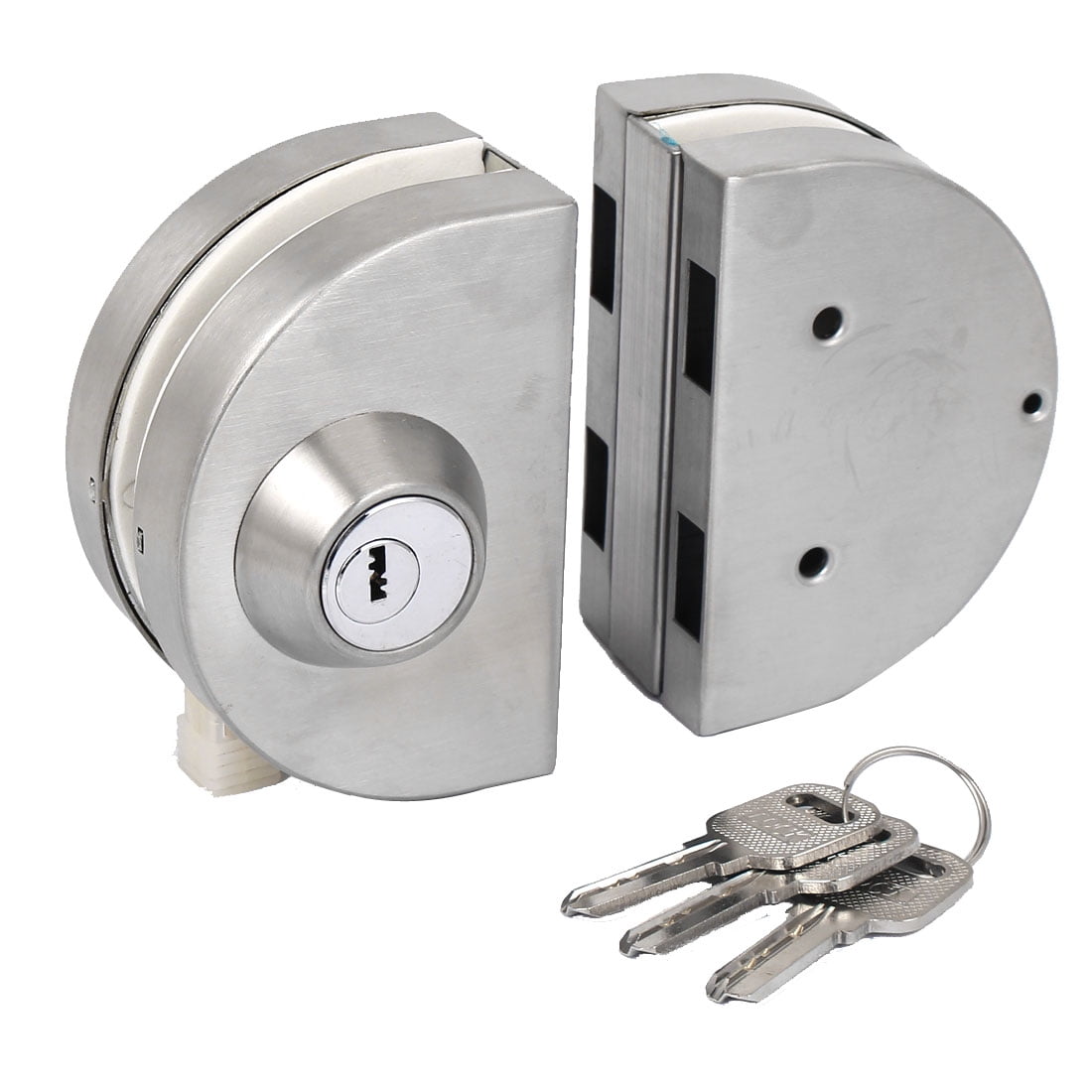 Double Bolts Type Swing Push Sliding Door Lock For 8 10mm