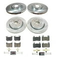 thumbnail image 3 of PowerStop Front and Rear Z23 Evolution Sport Carbon-Fiber Ceramic Brake Pad and Drilled & Slotted Rotor Kit Fits: KIA Select Models K8510, 3 of 10