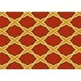 thumbnail image 1 of Ahgly Company Machine Washable Indoor Rectangle Transitional Orange Area Rugs, 4' x 6', 1 of 7