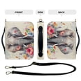 thumbnail image 4 of Kuiaobaty Elephant Flower Print Bible Covers for Women Men PU Leather Book Carrying Case with Shoulder Strap/Handle, Large Size Zippered Bible Bags Bible Protective for Bible Study/Daily Use, M, 4 of 7