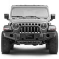 thumbnail image 4 of iPick Image for Jeep 3D Dark Gray Logo on Black Stainless Steel License Plate, Official Licensed, 4 of 5
