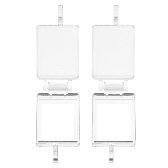 Raindrops 2PCS Button Cover Transparent Plastic Flipping Cover for Users of Rocker Switches