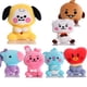 thumbnail image 4 of kpop bts bt21 muñeca sentada 20 cm bebé peluche tata cooky chimmy koya shooky muñeca niñas regalos, 4 of 4
