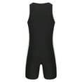 thumbnail image 5 of Doomiva Mens One Piece Wetsuit Sleeveless Front Zip Swimwear Surfing Bathing Suit Black&White L, 5 of 7