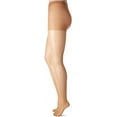 Hanes Women's Silk Reflections Silky NonControl Top Pantyhose, 6 pairs