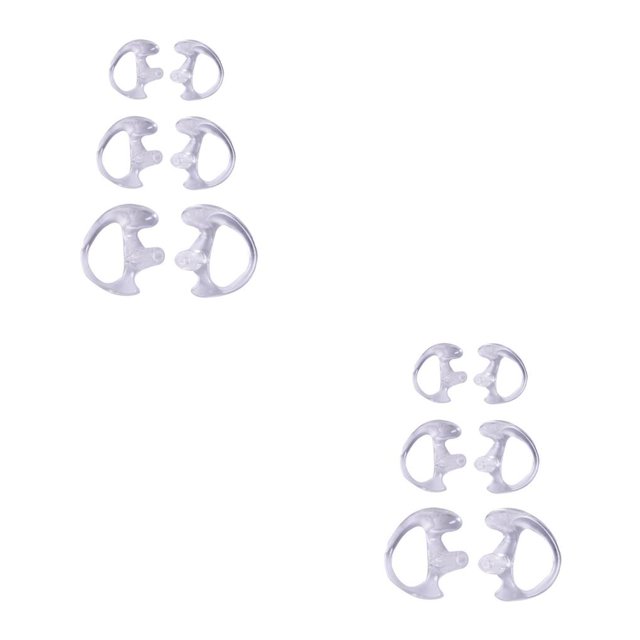 Inteprter Tapones de silicona para los oídos, protectores de silicona suave, resistentes al agua, antiruido, para viajes y dormir, 3 uds. Colores variados 2.4 cm, 2.5 cm, 2.6 cm 2piezas