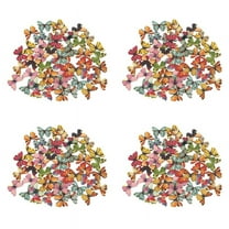 200Pcs 2 Holes Mixed Butterfly Wooden Button Sewing Scrapbooking DIY Craft