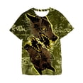 thumbnail image 1 of Children Dinosaur T-Shirts Boys Girls Cartoon 3D Tee Tops Kids Casual T Shirts Child Print TShirts 3-14 Years Old11T Gong Bohan LED, 1 of 2