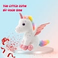 thumbnail image 4 of 8" Unicorn Toys Animal - Cute Plush Unicorn Gifts Toy for 3-8 Years Old Girls, Soft Birthday Present for Baby, Toddler, Kids, Decor (White), 4 of 6