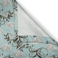 thumbnail image 4 of Ambesonne Victorian Window Valance, Vintage Floral Stalks, 54" X 18", Seafoam Brown White, 4 of 5