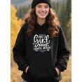 thumbnail image 4 of Christian Blessed Hoodie for Men Women, Faith Pullover Hooded Sweatshirt, Cozy Cotton Poly Blend, Inspirational Casual Outfit, 4 of 5