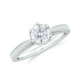 thumbnail image 5 of Silvago Jewel 14k White Gold Ring Clearance - 1.2 Ct Round Cut Diamond Ring for Her - Anniversary Gift for Women's - Simple Engagement Wedding Rings for Her - Anniversary Gifts Wife - Proposal Ring, 5 of 8
