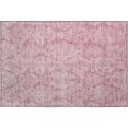 thumbnail image 2 of Addison Rugs Mayfield Premium Machine Washable Transitional Damask Pink Rectangle Rug, 1'8" x 2'6", 2 of 6