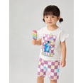 thumbnail image 4 of Disney Lilo & Stitch Outfit for Girls, Short Sleeve T-Shirt & Stretch Shorts Set, Stitch Clothes for Girls (Multi, 3T), 4 of 5