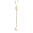 thumbnail image 2 of Angara Collier Péridot Naturel - Collier Style Lariat Péridot Rond 2,8 ct en Or Jaune 14K pour Femmes, 2 of 8