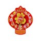 thumbnail image 1 of Abbraccia Adhesivo Fu tridimensional para puerta, Año del Caballo 2026, festivo, polvo dorado, diseño aleatorio de bolsa de dinero y frutas., 1 of 6