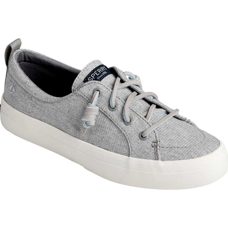 Women s Sperry Top Sider Crest Vibe Sparkle Stripe Linen Sneaker