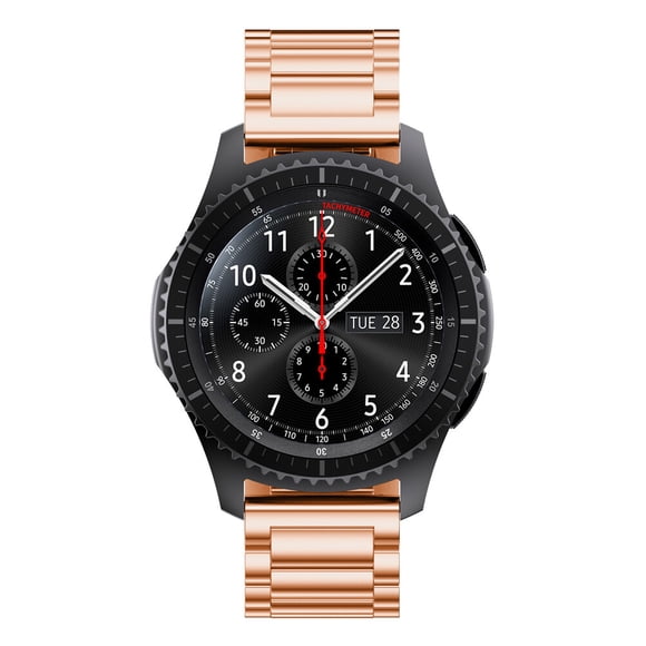 WEUVEB Correa De De Inoxidable Dorado Compatible Con Galaxy Watch Gear Para Uso Cómodo