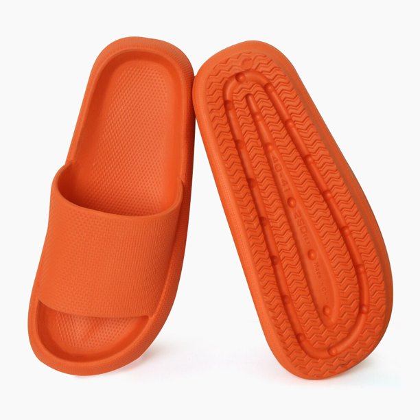 Zapatos de plataforma gruesa, zapatillas de nube, chanclas de verano para mujer, zapatos de baño antideslizantes, chanclas silenciosas para el hogar, sandalias suaves de EVA para parejas Tan Jianjun unisex