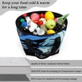 thumbnail image 6 of Shadow Milk Cookie Shopping Tote Insulated Thermal Bag Multi-Purpose Reusable Grocery Bag for Beach & Picnic, 6 of 8