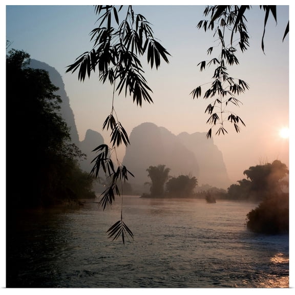 Great BIG Canvas | Rolled Keith Levit Poster Print entitled Lake In Mountain Area