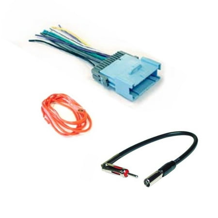 - Car Stereo Radio Wire Harness Plug and Antenna Adapter for some Chevrolet and Pontiac Vehicles -Walmartpatible Vehicles Listed Below, Wire.., By ASC Audio