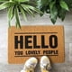 thumbnail image 5 of Matsuzay PVC Door Floor Mat Cute Decorative Hotel Carpet Office Toilet Rug Water Washable Absorbent Bathroom Doormat Nonslip Suministros de limpieza para el hogar No.1 Matsuzay HA042263-01, 5 of 6