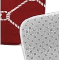 thumbnail image 2 of Simply Daisy 34" x 21" Plush Microfiber Red Ahoy! Bath Mat, 2 of 3