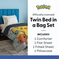 thumbnail image 5 of Pokemon Battle Squad Twin Bed in a Bag Set with Comforter & Sheet, 5 of 9