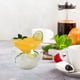 thumbnail image 4 of juego de copas de vino y cóctel con base de vidrio, soporte para bebidas frías, 4 of 7